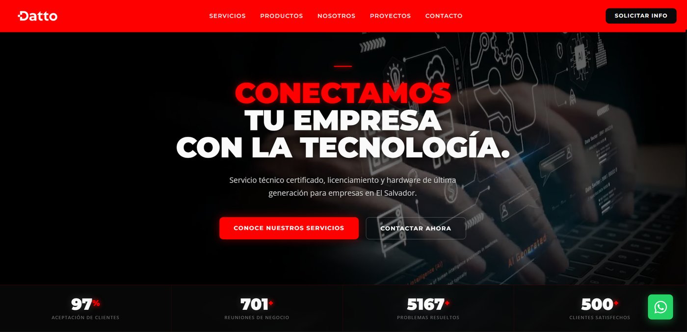 Sitio web de Datto Business Network